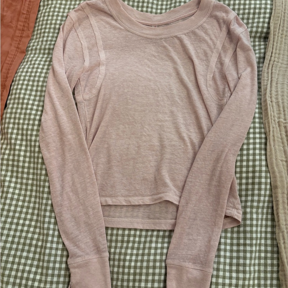 Pink Long Sleeve Top